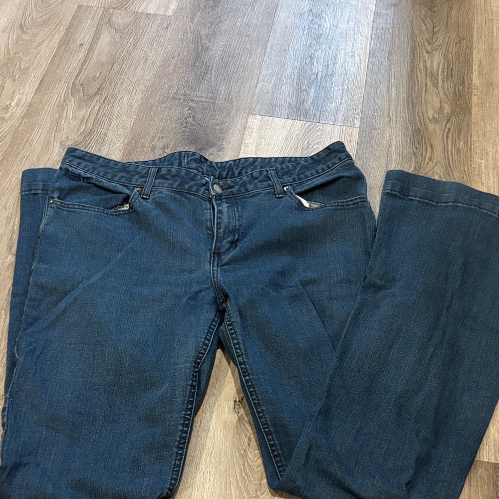 Kimes Ranch Dark Blue Straight Leg Women's Jeans